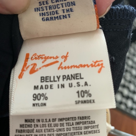 Citizens of Humanity maternity flare  legs jeans size 24 NWOT - Picture 7 of 12